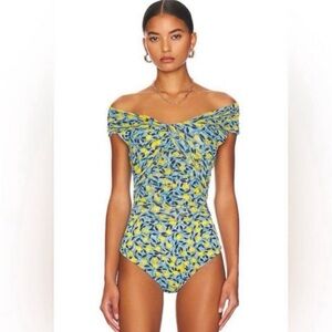 Diane von Furstenberg Lemon Bodysuit